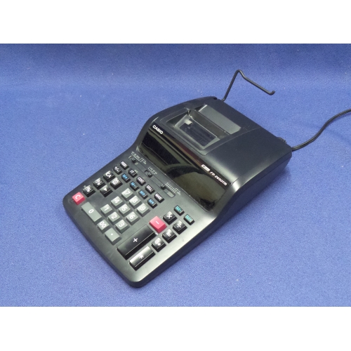 Casio FR2650TM 12 Digit Color Printing Desk Calculator Machine